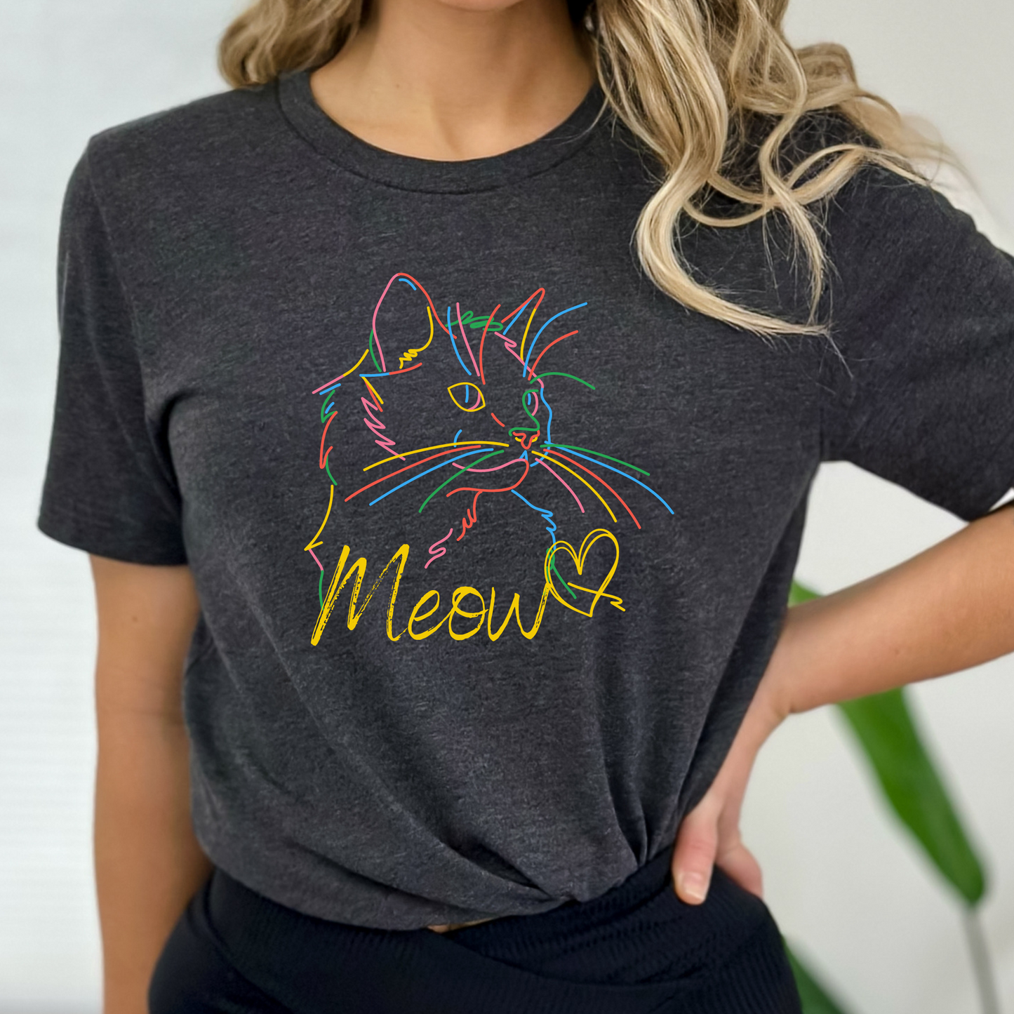 Cat Shirt Meow Shirt Cat Lover Tees