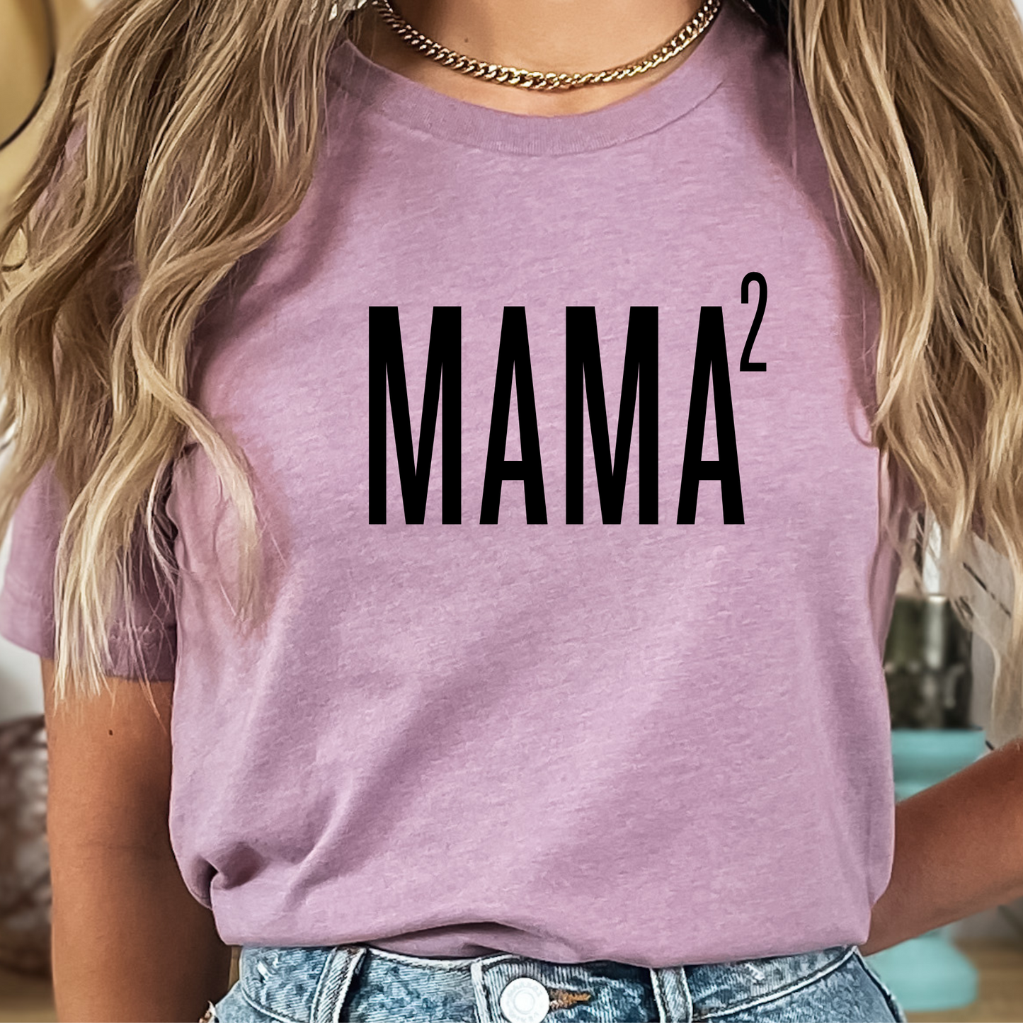 Mama Shirt Mom of 2 Shirt Mama Squared Shirt