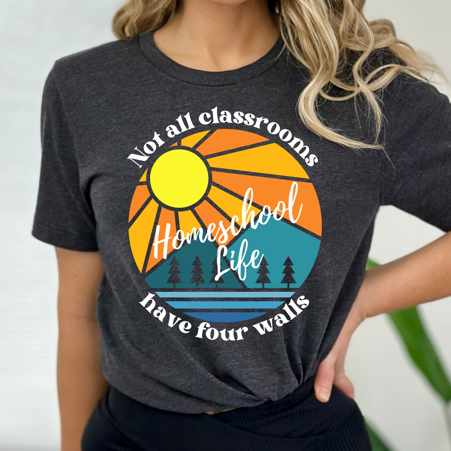 Not all Classrooms Have Four Walls Shirt Homeschool Shirt Homeschool Mama T-shirt