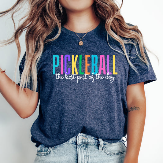 Pickleball Shirt, The Best Part of the Day Pickleball Tee