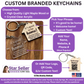 Branded Realtor Keychains - Closing Keychain - Open House Marketing