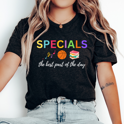 Specials Teacher Team Shirt: Music, PE, Library/Media