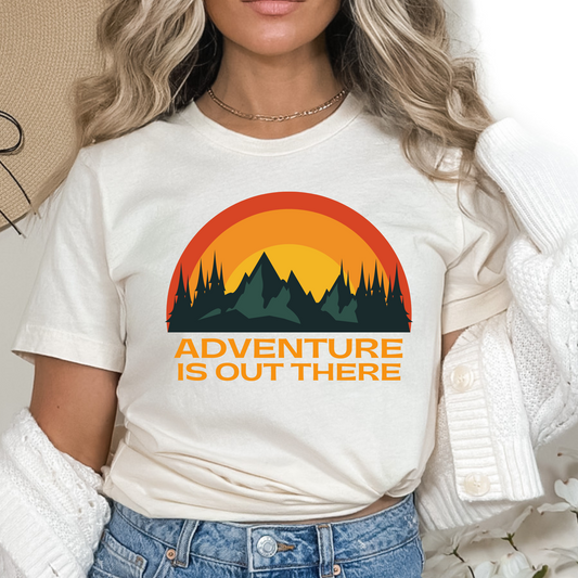 Camping Shirt Mountain Life Shirt Adventure is Out There Shirt