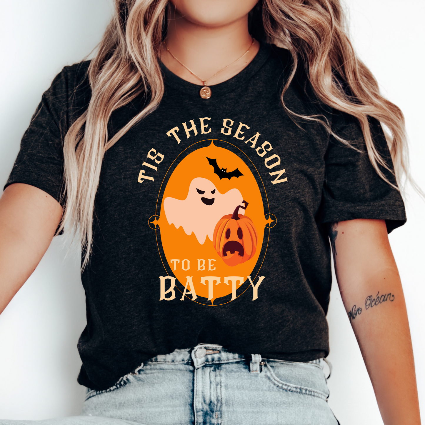 Vintage Halloween Shirt Batty Season Tshirt