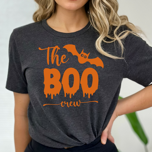 Halloween Shirt Boo Crew Shirt Matching Halloween Tee Boo T-shirt