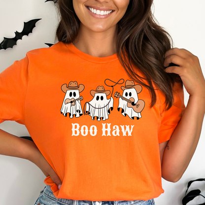 Boo Haw Shirt Halloween Shirt Cowboy Ghost Tshirt