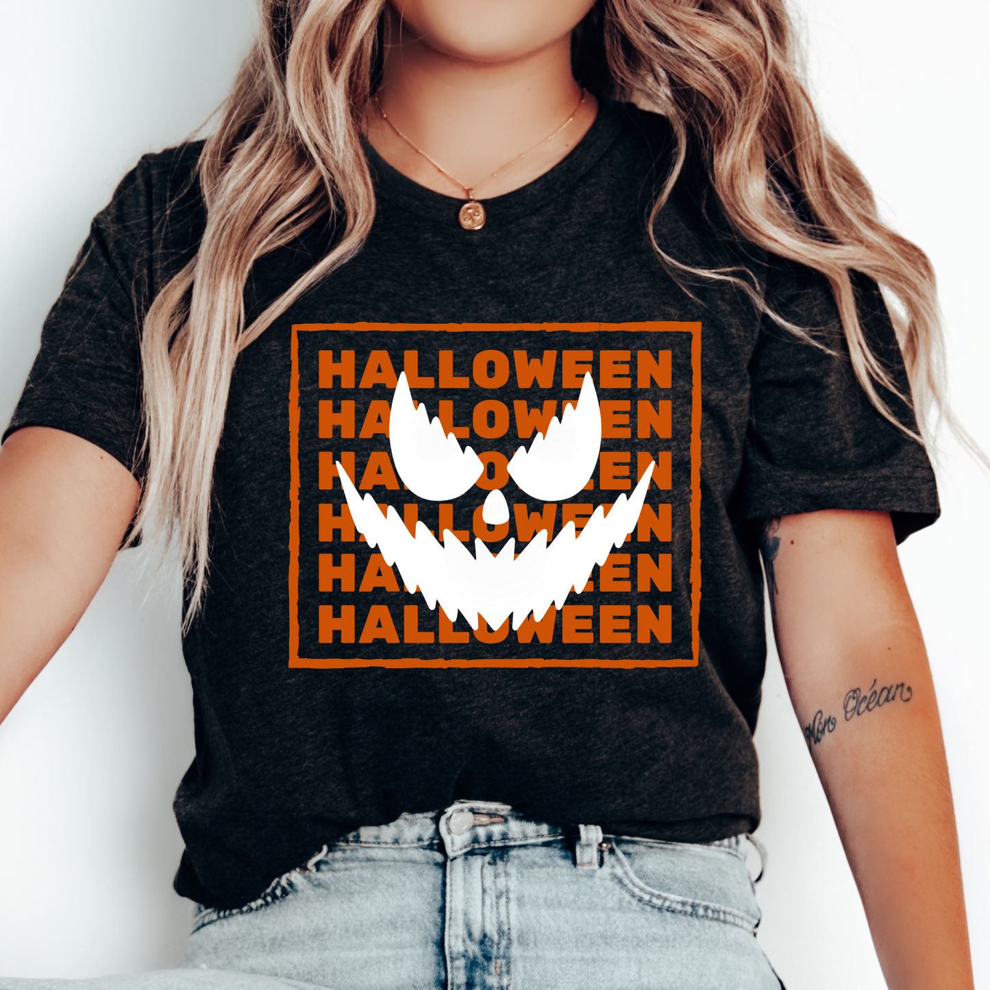 Halloween Shirt Scary Pumpkin Shirt Jack O Lantern Shirt