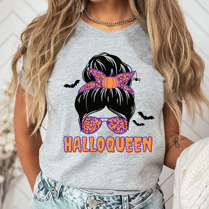 Halloween Shirt Halloqueen Shirt Matching Mom and Me Shirt