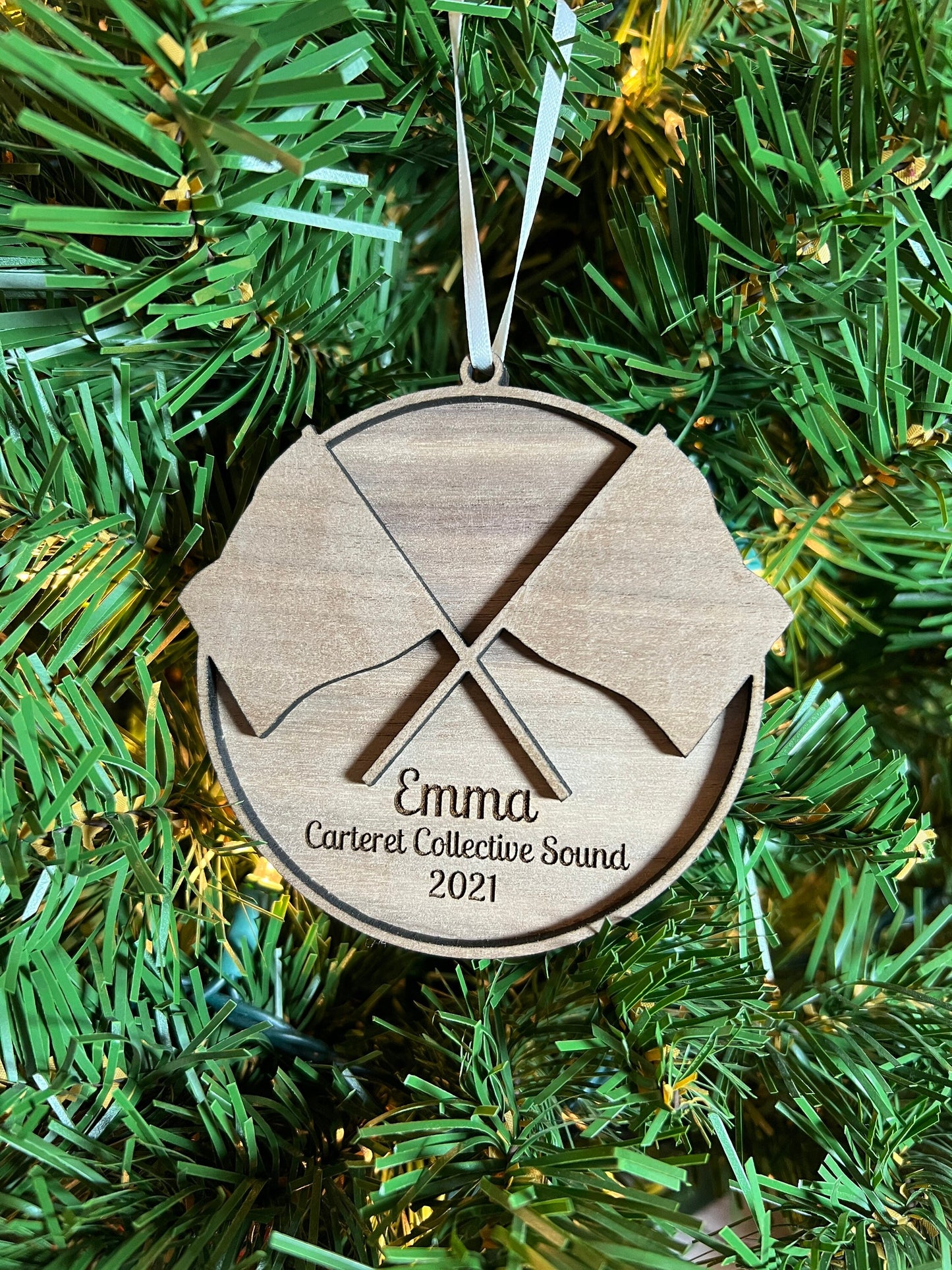 Personalized Color Guard Ornament