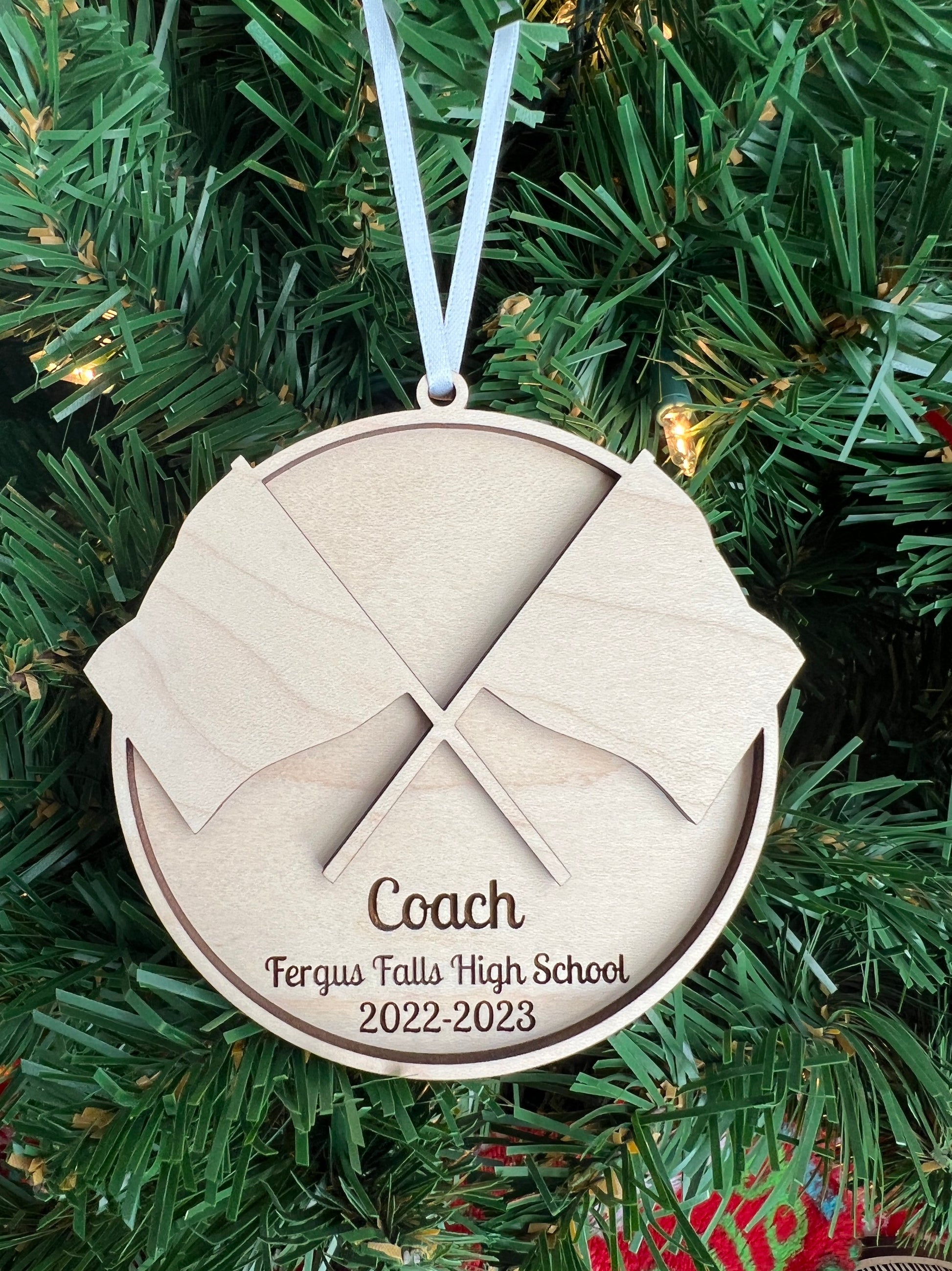 Personalized Color Guard Ornament