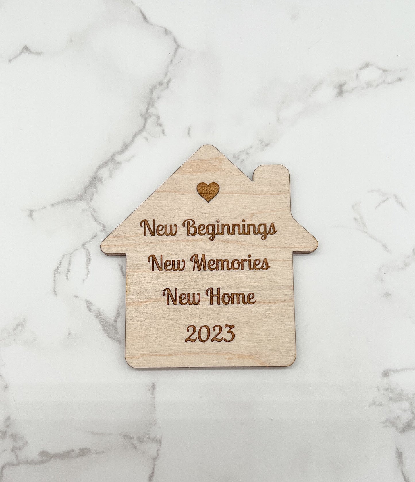 New Home Magnet, New Beginnings New Memories New Home