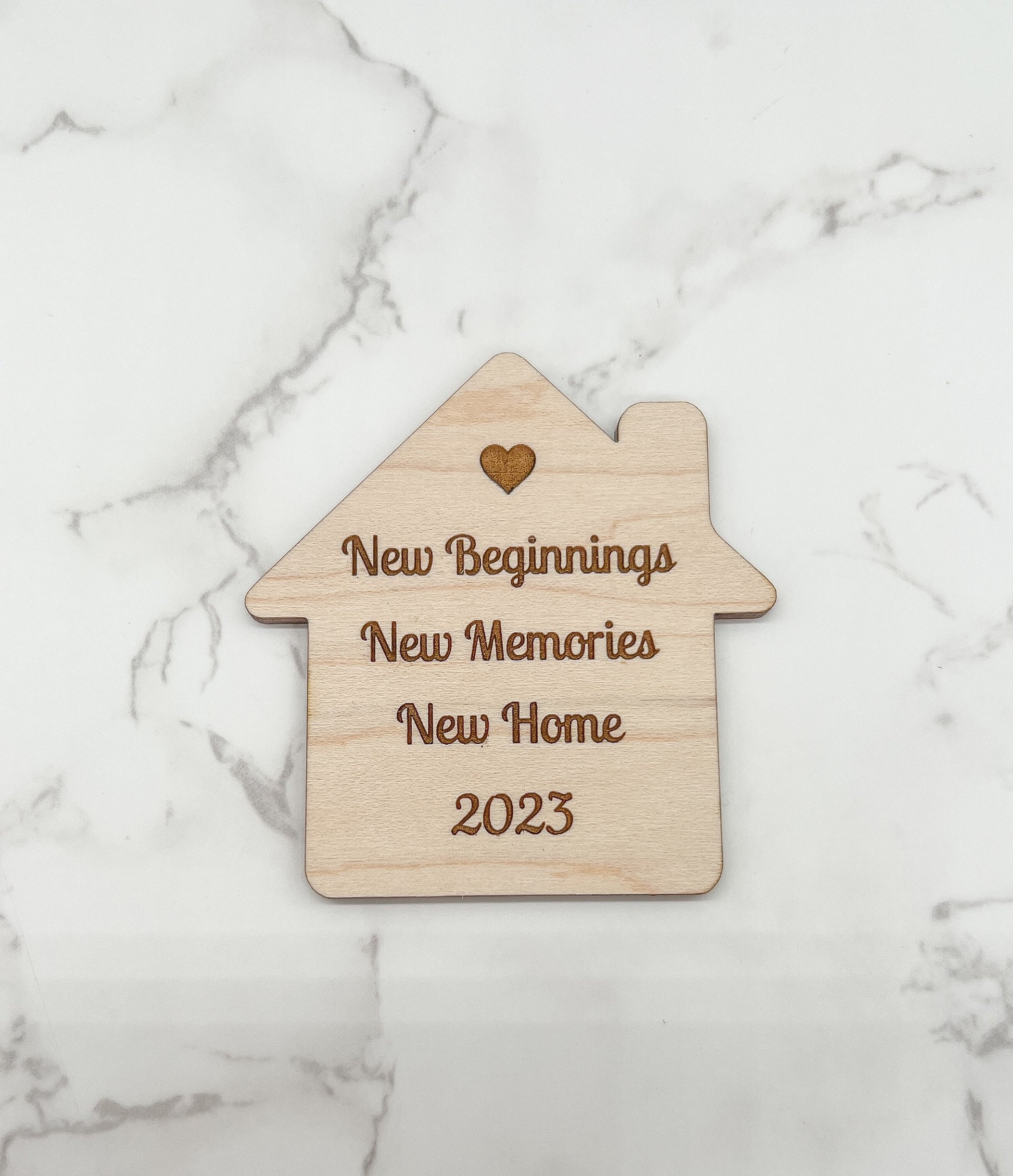 New Home Magnet, New Beginnings New Memories New Home