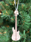 Bass Guitar Ornament with Personalized Pick Christmas Gift for Bass Player