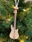 Bass Guitar Ornament with Personalized Pick Christmas Gift for Bass Player