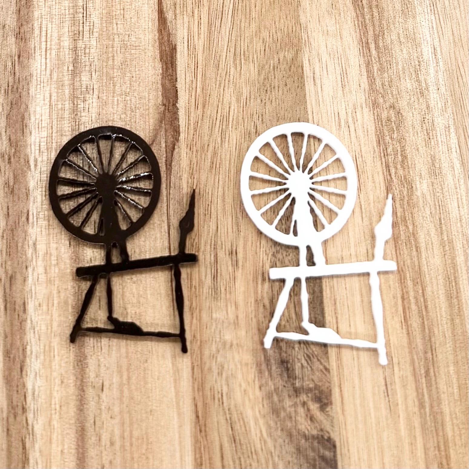 Spinning Wheel Cake Topper / Flower Arrangement Stem / Sleeping Beauty Topper