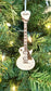 Electric Guitar Ornament with Personalized Pick Christmas Gift for Guitarist