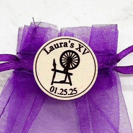 Custom Save the Date Magnets / Buttons / Coins / Keepsake for Wedding / Quinceanera / Sweet 16 / Spinning Wheel