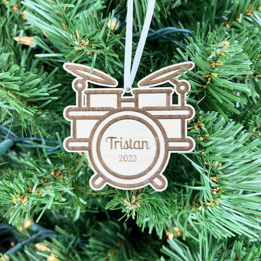 Personalized Drum Set Ornament