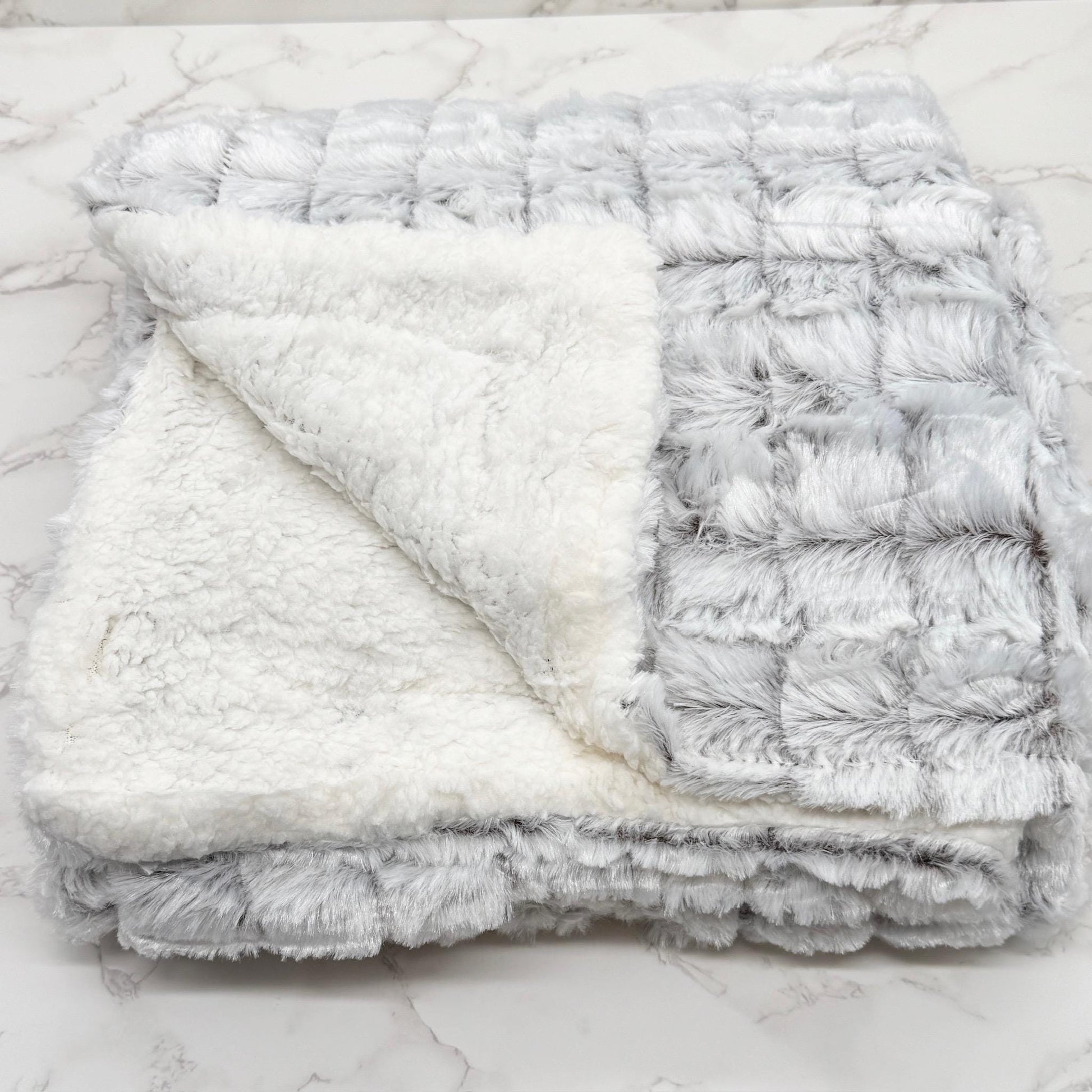 Branded and Personalized Throw Blanket, Micro-Mink Sherpa Throw
