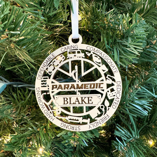 Paramedic Ornament Personalized Gift