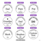 Personalized Gift for Dad, Grandad, Grandaddy, Grandfather, Pop, Papa, PawPaw, Pops - Father’s Day, Birthday, Christmas - Tape Measure