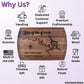 Any Lake - Personalized Cutting Board & Charcuterie – Custom Engraved Wood Gift for Wedding, Anniversary, Housewarming, Birthday, Christmas