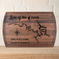 Any Lake - Personalized Cutting Board & Charcuterie – Custom Engraved Wood Gift for Wedding, Anniversary, Housewarming, Birthday, Christmas