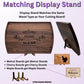 Upgrades and Add-Ons: Cutting Board Display Stand, Gift Wrap, & Ornament Add-on for orders from The Knotty Walnut - Lake Boards
