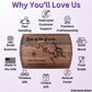 Any Lake - Personalized Cutting Board & Charcuterie – Custom Engraved Wood Gift for Wedding, Anniversary, Housewarming, Birthday, Christmas