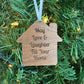 Realtor Branded New Homeowner Gift Ornament - Housewarming Gift - May Love & Laughter Fill Your Home Ornament - Realtor Gift with Logo