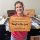 Blessed is the one Who trusts in the Lord - Jeremiah 17.17 - Cutting Board & Charcuterie, Engraved Gift for Wedding, Housewarming, Christmas