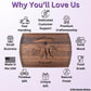 Mountain Range Personalized Cutting Board & Charcuterie, Custom Engraved Gift for Wedding, Anniversary, Housewarming, Birthday, Christmas
