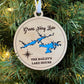 Personalized Seneca Lake Finger Lakes Ornaments
