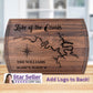 Realtor Branded Any Lake - Personalized Cutting Board & Charcuterie – Custom Engraved Wood Gift for Housewarming - Closing Gift for New Home
