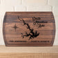 Any Lake - Smith Mountain Lake - Personalized Cutting Board & Charcuterie – Engraved Wood Gift Wedding, Anniversary, Housewarming, Christmas