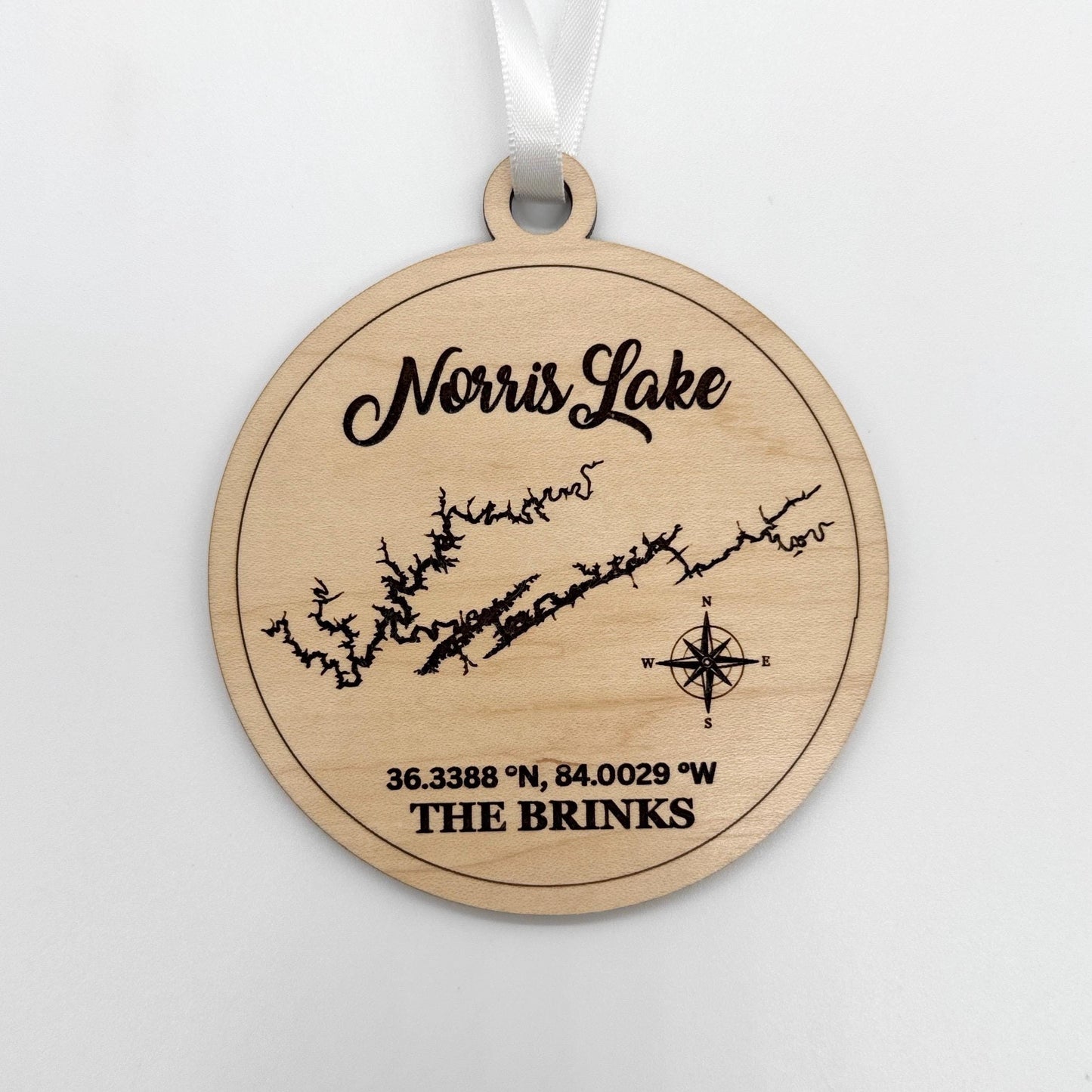 Any Lake - Personalized Lake Ornament Christmas Gift