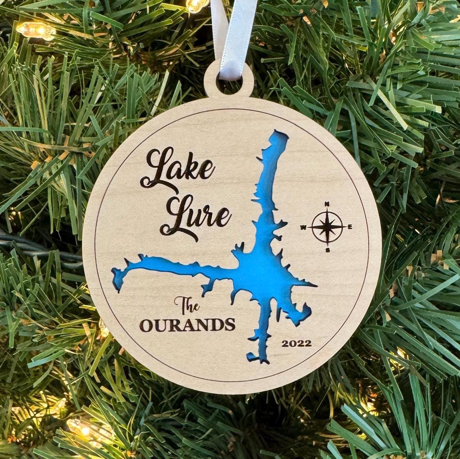 Any Lake - Personalized Lake Ornament Christmas Gift
