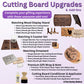 Upgrades and Add-Ons: Cutting Board Display Stand, Gift Wrap, & Ornament Add-on for orders from The Knotty Walnut - Lake Boards