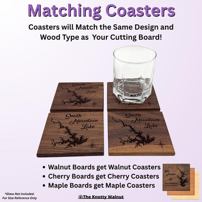 Upgrades and Add-Ons: Cutting Board Stand & Gift Wrap Add-on for orders from The Knotty Walnut - Wedding, Anniversary