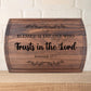 Any Bible Verse - Blessed is the one Who trusts in the Lord - Jeremiah 17.17 - Cutting Board & Charcuterie, Engraved Gift for Christmas