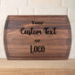 Custom Text or Logo - Personalized Cutting Board and Charcuterie Board Gift
