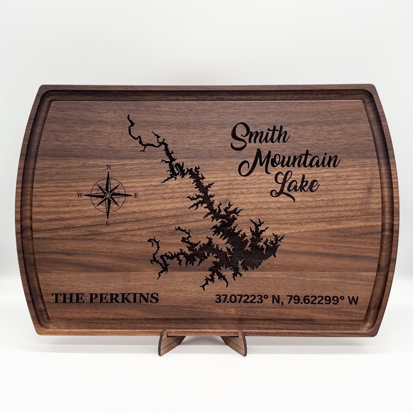 Any Lake - Personalized Cutting Board & Charcuterie – Custom Engraved Wood Gift for Wedding, Anniversary, Housewarming, Birthday, Christmas