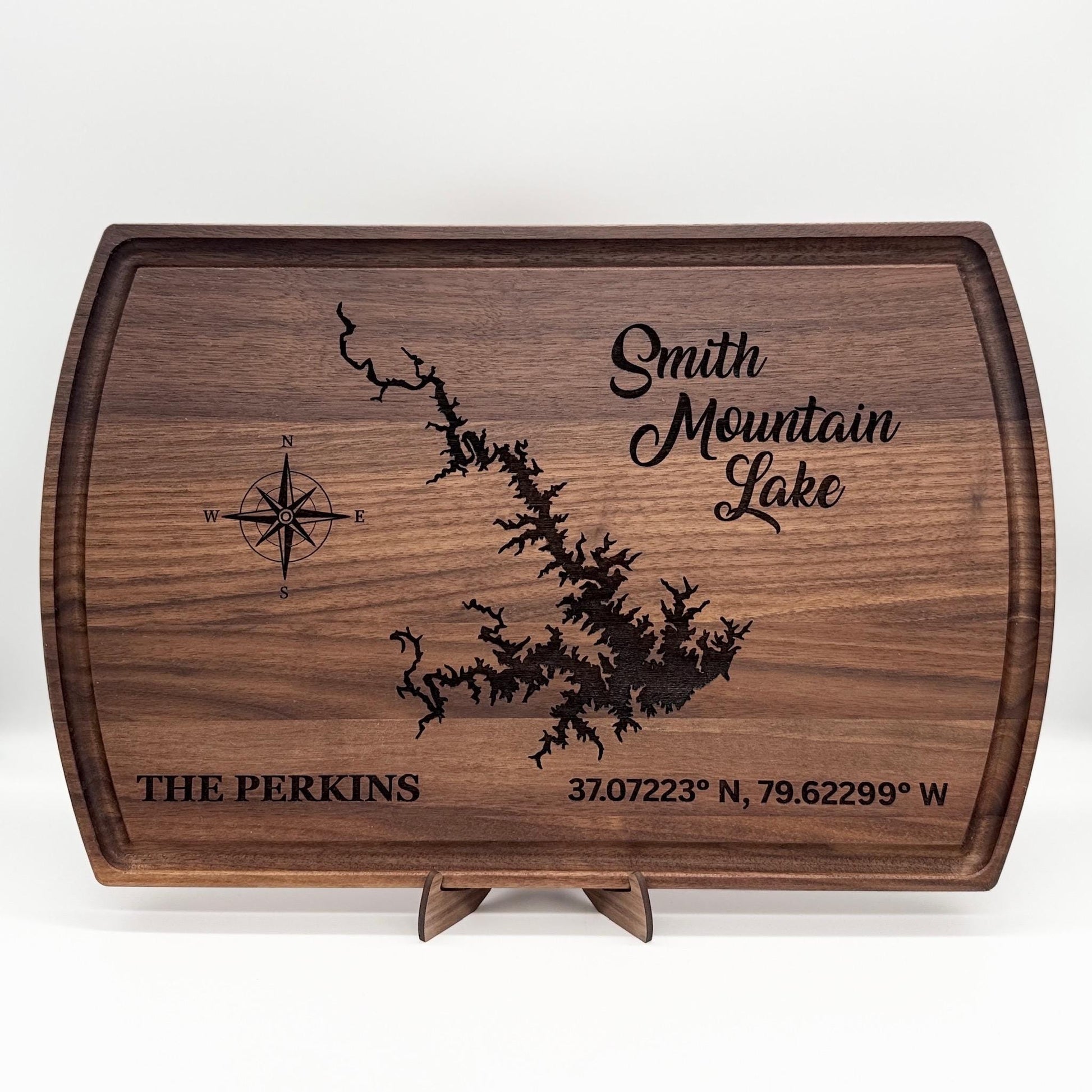 Any Lake - Personalized Cutting Board & Charcuterie – Custom Engraved Wood Gift for Wedding, Anniversary, Housewarming, Birthday, Christmas