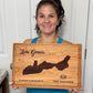 Any Lake - Personalized Cutting Board & Charcuterie – Custom Engraved Wood Gift for Wedding, Anniversary, Housewarming, Birthday, Christmas