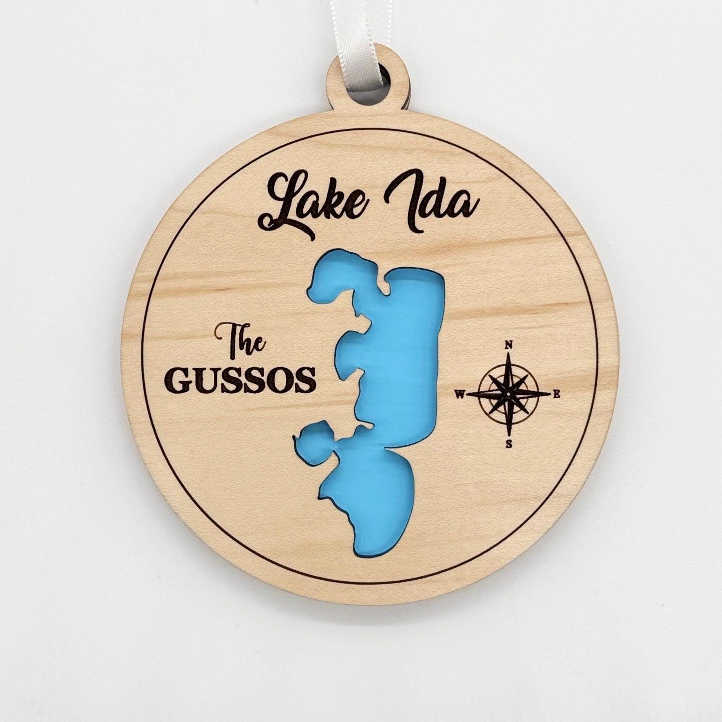 Any Lake - Personalized Lake Ornament Christmas Gift
