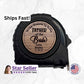 Father of the Bride Gift for Dad - Personalized Tape Measure