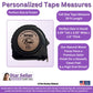 Father of the Bride Gift for Dad - Personalized Tape Measure