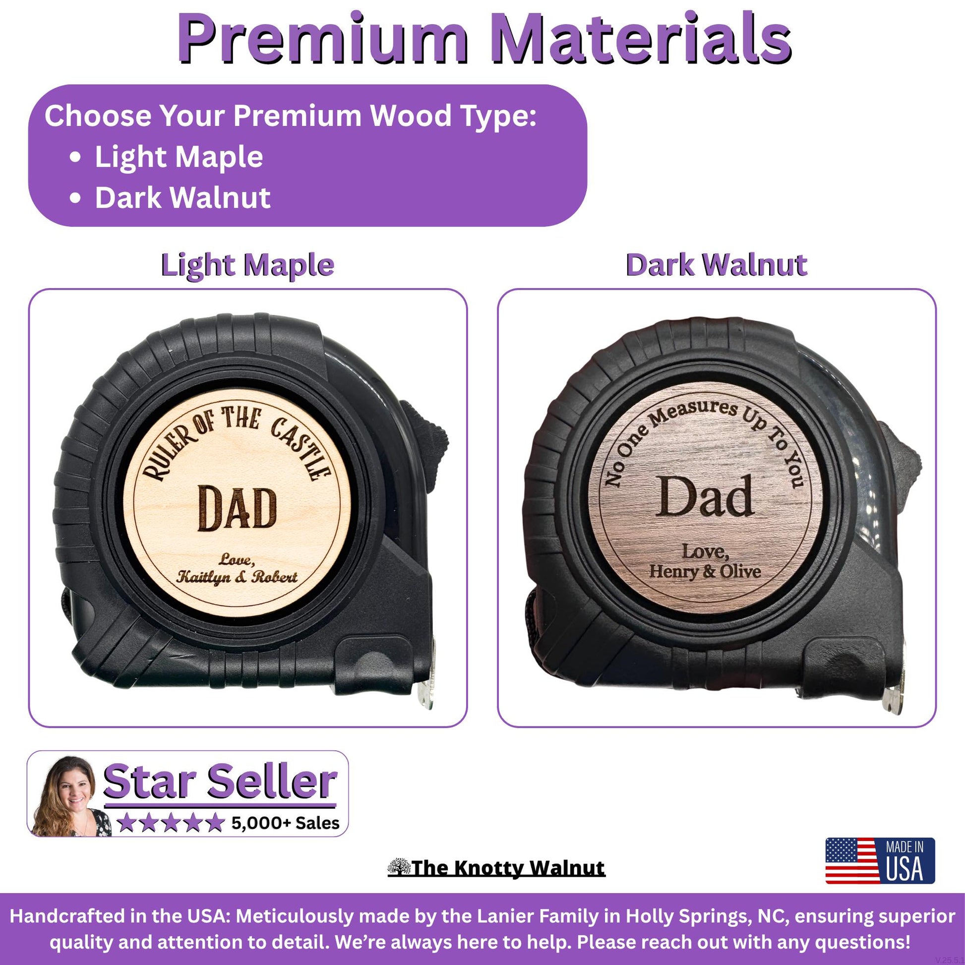 Father of the Bride Gift for Dad - Personalized Tape Measure