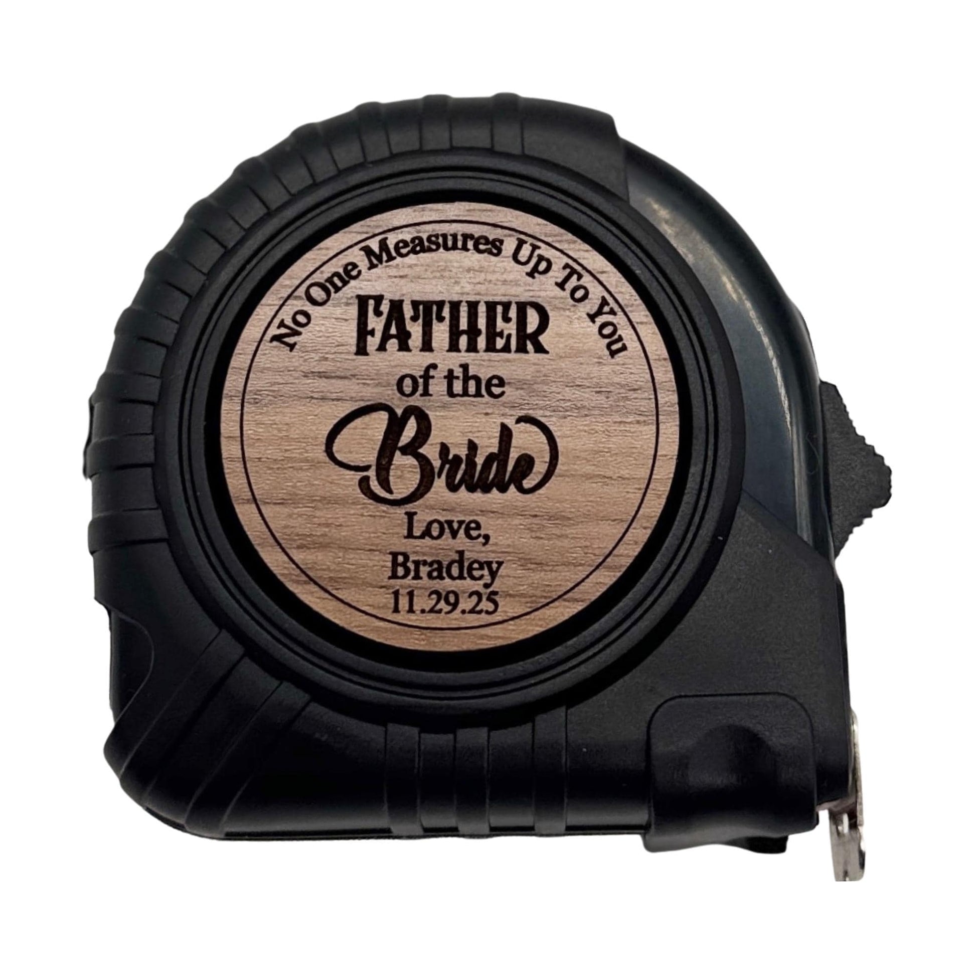 Father of the Bride Gift for Dad - Personalized Tape Measure