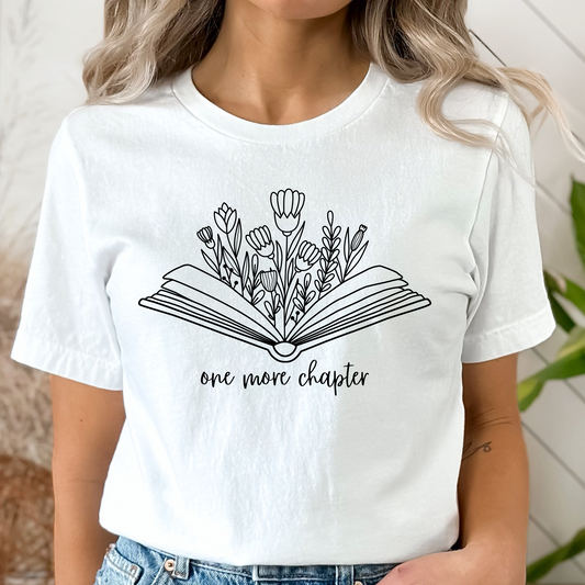 Book Shirt One More Chapter Shirt Librarian Gifts Teacher Gifts Reading Tshirt Book Lovers Tee